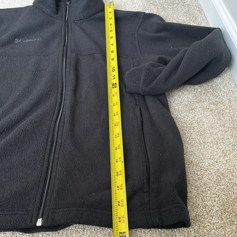 Columbia youth full zip fleece boys 14/16 black - Picture 3 of 7